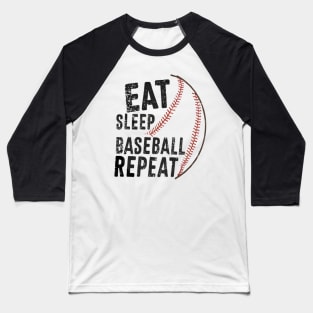 Eat Sleep Baseball Repeat Funny Baseball Player Baseball T-Shirt